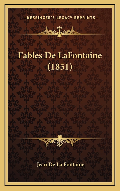 Front cover_Fables De LaFontaine (1851)