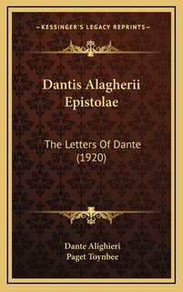 Couverture_Dantis Alagherii Epistolae