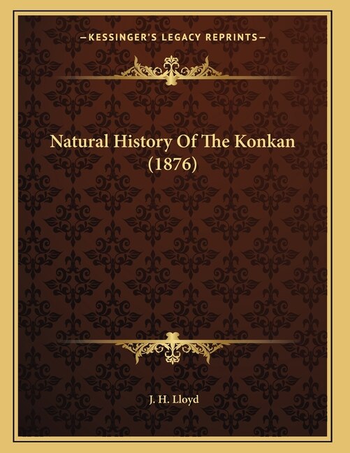 Front cover_Natural History Of The Konkan (1876)