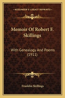 Couverture_Memoir Of Robert F. Skillings