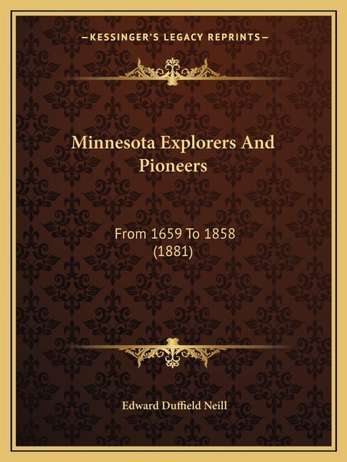 Front cover_Minnesota Explorers And Pioneers