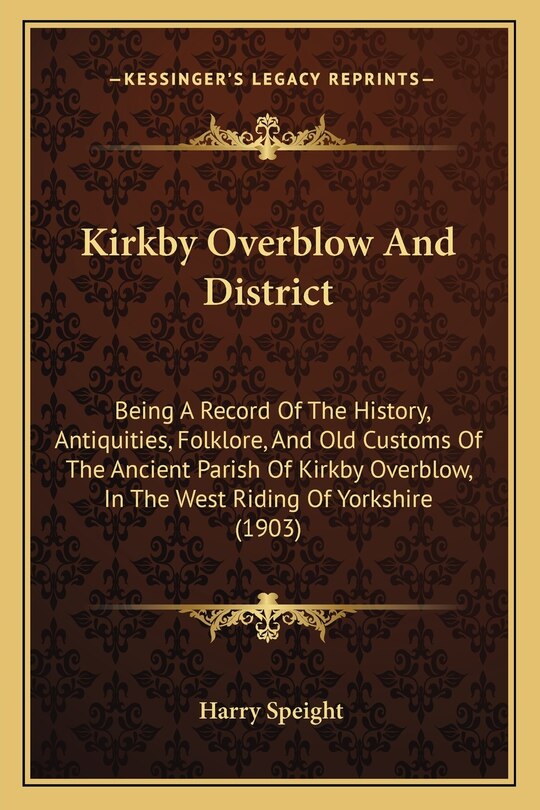 Front cover_Kirkby Overblow And District