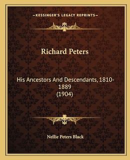 Front cover_Richard Peters