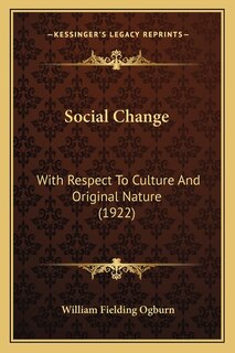 Front cover_Social Change