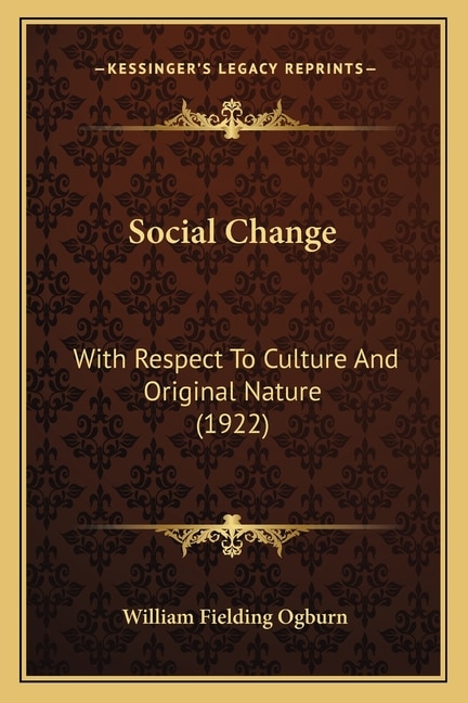Front cover_Social Change