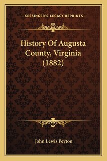 Couverture_History Of Augusta County, Virginia (1882)