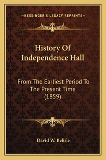 Front cover_History Of Independence Hall