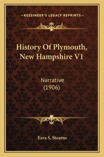 Front cover_History Of Plymouth, New Hampshire V1