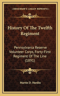 Front cover_History Of The Twelfth Regiment