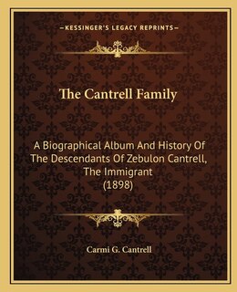 Couverture_The Cantrell Family