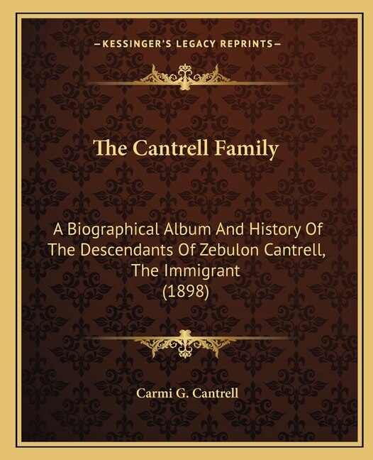 Couverture_The Cantrell Family