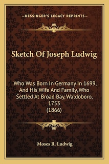 Front cover_Sketch Of Joseph Ludwig