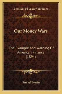 Front cover_Our Money Wars