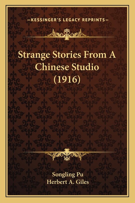 Front cover_Strange Stories From A Chinese Studio (1916)