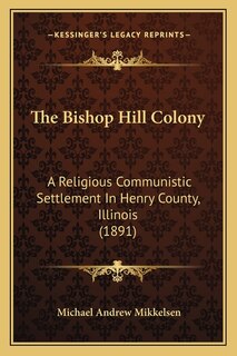 Front cover_The Bishop Hill Colony