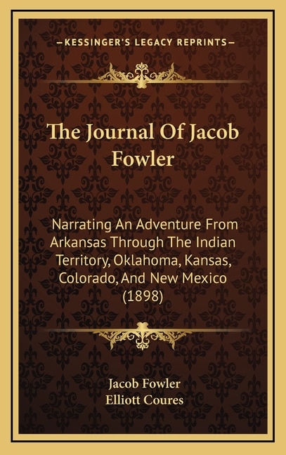 Front cover_The Journal Of Jacob Fowler