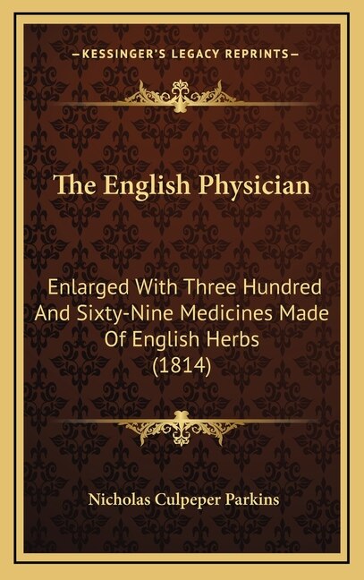 Front cover_The English Physician