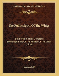 Couverture_The Public Spirit Of The Whigs