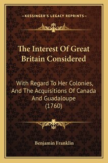 Couverture_The Interest Of Great Britain Considered