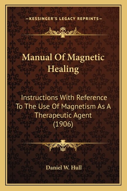 Front cover_Manual Of Magnetic Healing