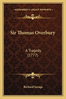 Front cover_Sir Thomas Overbury
