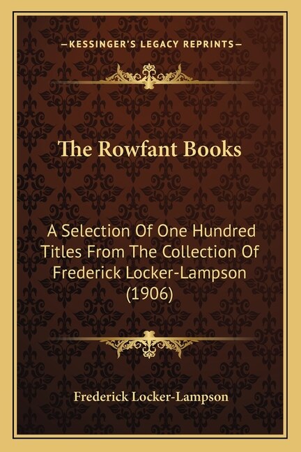 Couverture_The Rowfant Books