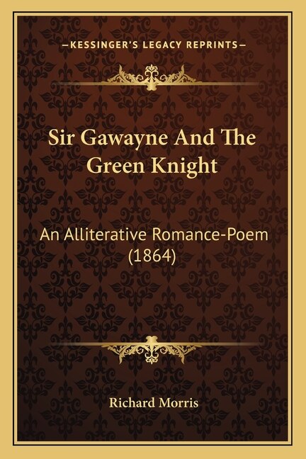 Front cover_Sir Gawayne And The Green Knight