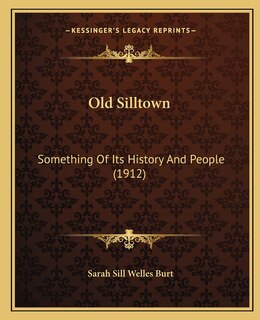 Couverture_Old Silltown