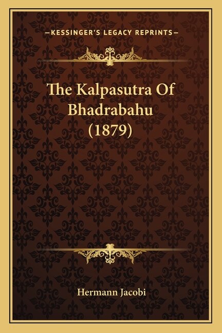Front cover_The Kalpasutra Of Bhadrabahu (1879)