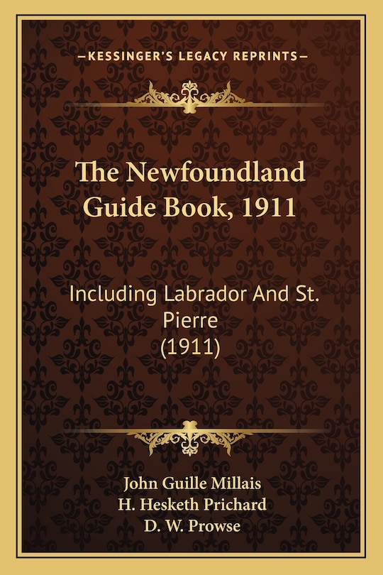 Front cover_The Newfoundland Guide Book, 1911