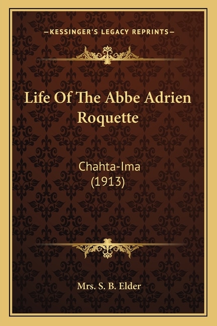 Couverture_Life Of The Abbe Adrien Roquette