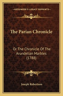 Front cover_The Parian Chronicle