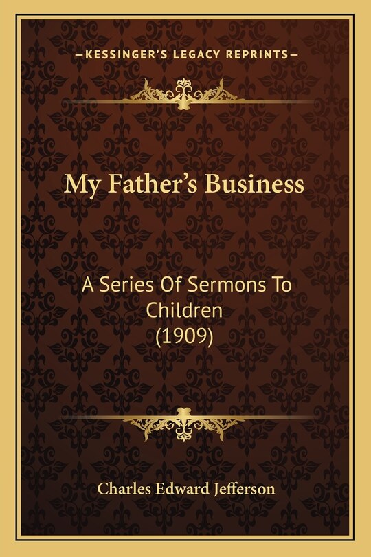 Front cover_My Father's Business