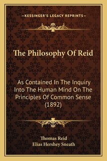 Front cover_The Philosophy Of Reid