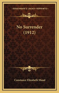 Couverture_No Surrender (1912)