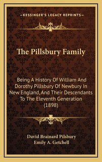 Front cover_The Pillsbury Family