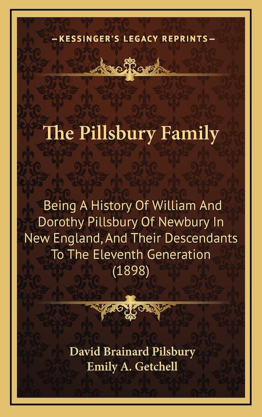 Front cover_The Pillsbury Family