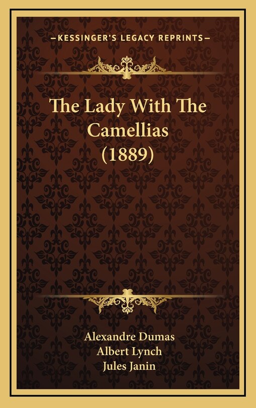 Front cover_The Lady With The Camellias (1889)