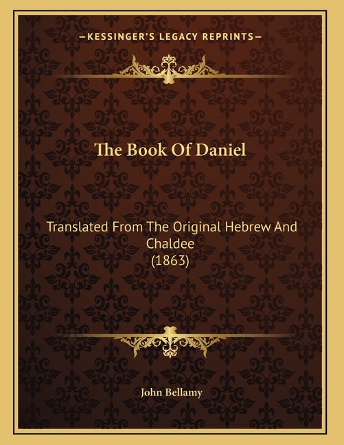 Couverture_The Book Of Daniel