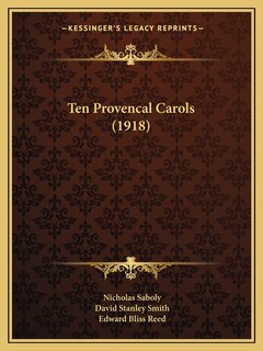 Front cover_Ten Provencal Carols (1918)
