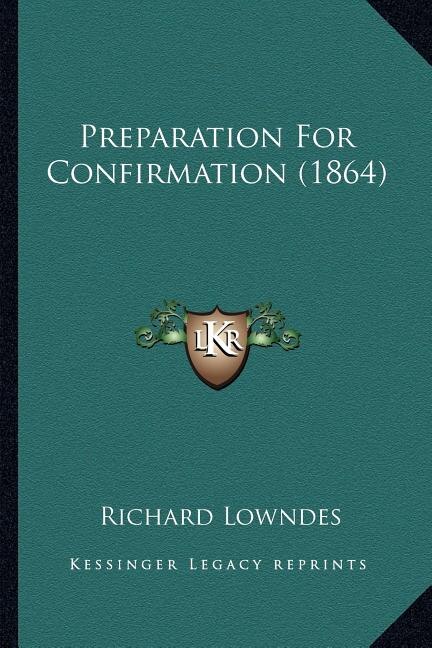 Front cover_Preparation For Confirmation (1864)