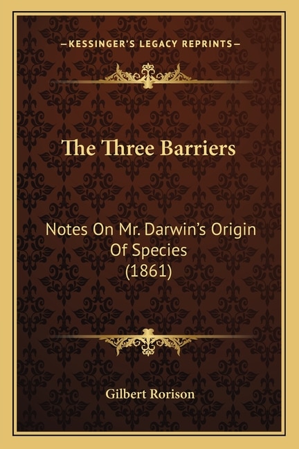 Front cover_The Three Barriers