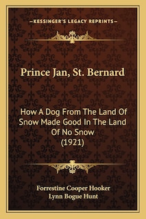 Front cover_Prince Jan, St. Bernard