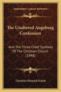 Couverture_The Unaltered Augsburg Confession