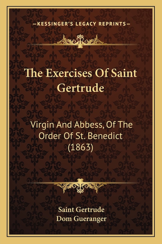 Front cover_The Exercises Of Saint Gertrude