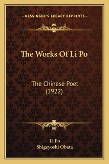 Front cover_The Works Of Li Po