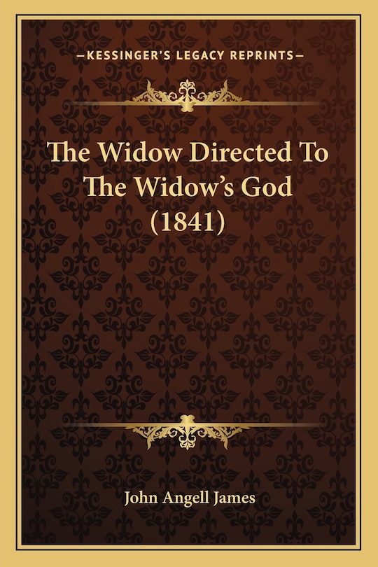 Front cover_The Widow Directed To The Widow's God (1841)