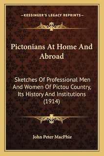 Couverture_Pictonians At Home And Abroad