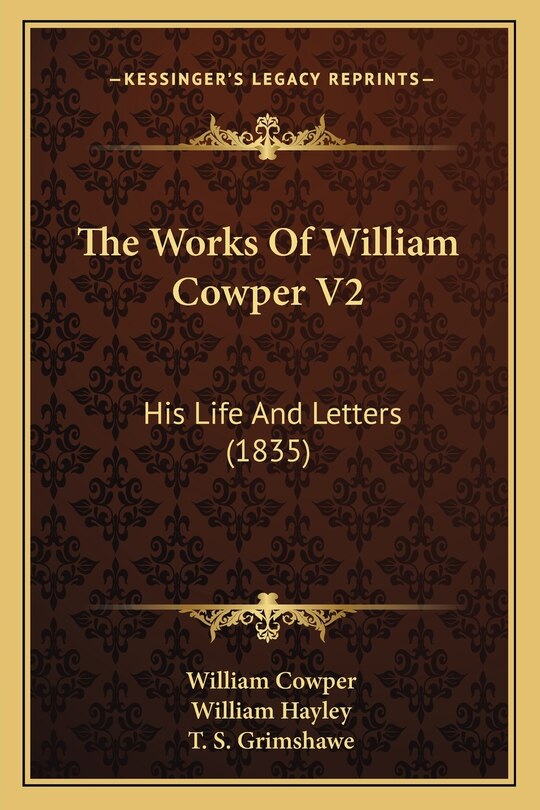 Front cover_The Works Of William Cowper V2
