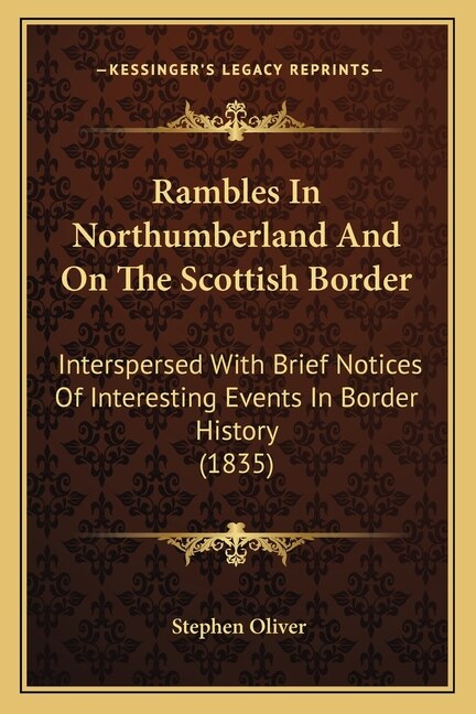 Couverture_Rambles In Northumberland And On The Scottish Border